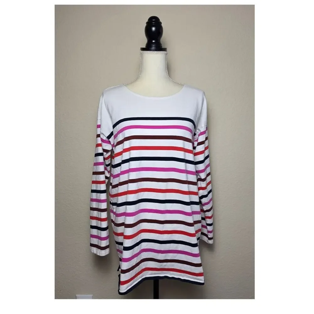 J. Crew Women's Contrast Yoke Top Large